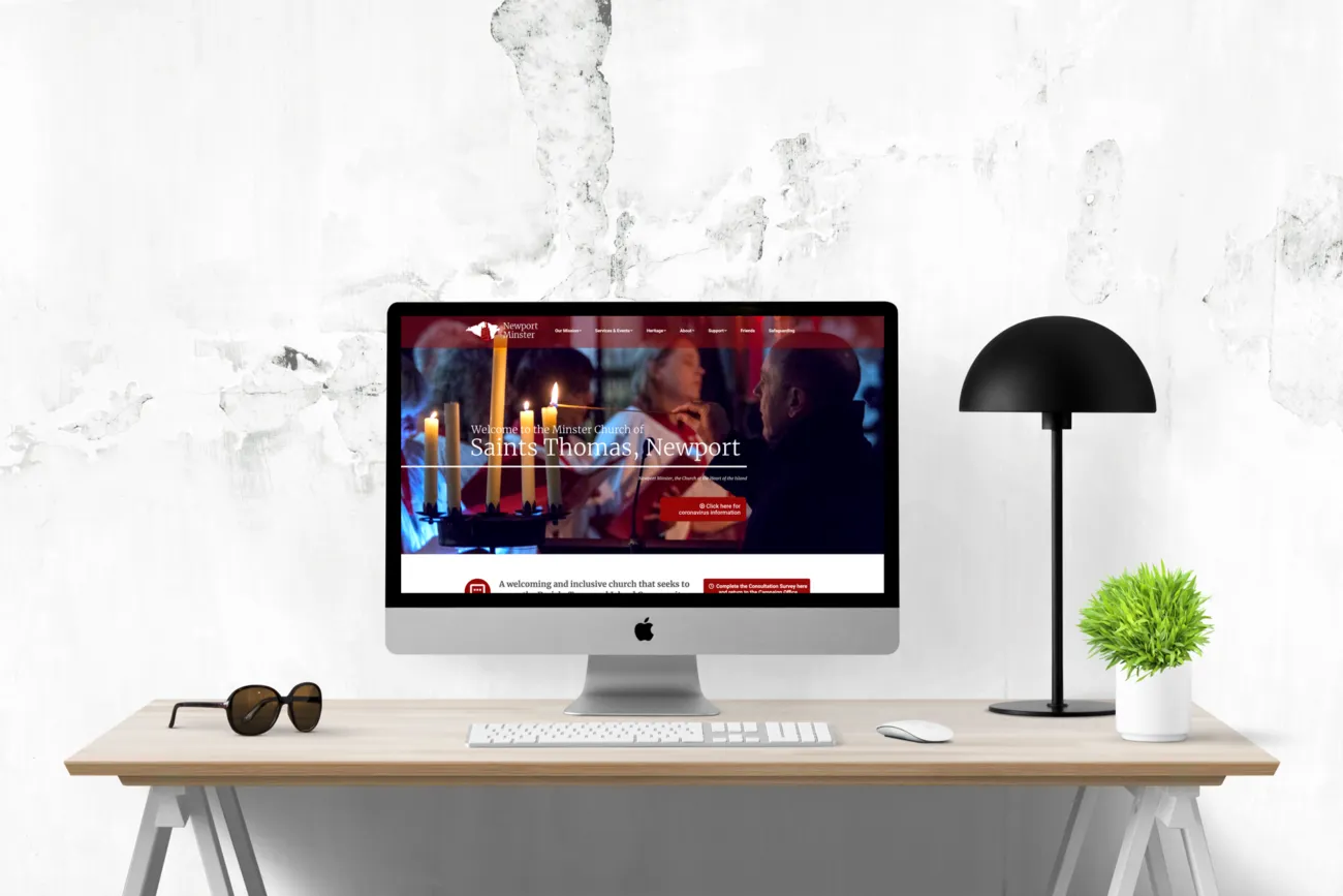 Website for Newport Minster, Isle of Wight