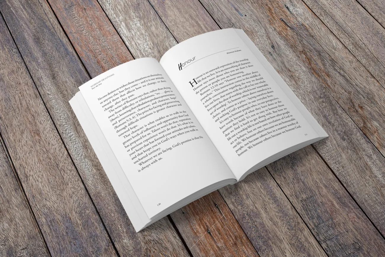 Worship Devotions book interior