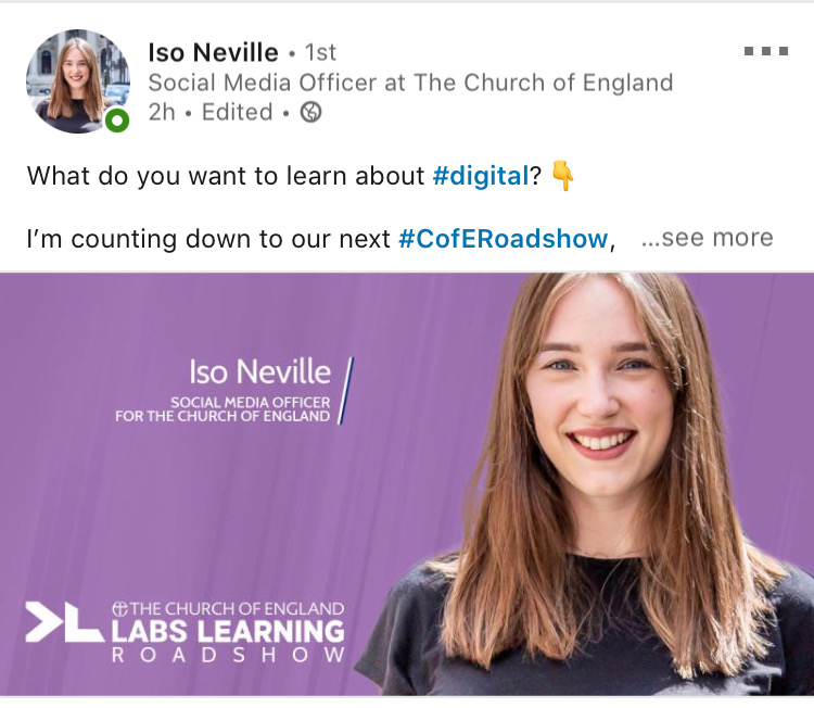 Social Media image for CofE Digital Team