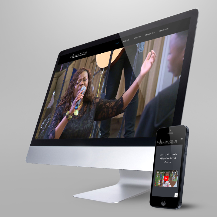 Website for Millennium Harvest Church, Hull
